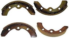 img 1 attached to 🏎️ High-Quality (4) Club Car Brake Shoes for (1995-Up) DS and Precedent Golf Cart - Top Performance and Durability