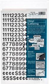 img 2 attached to Chartpak Self Adhesive Vinyl Numbers 01110