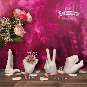 img 3 attached to 👪 Edinburgh Family Hand Casting Kit: Create Lasting Memories with this Premium DIY Hand Hold Statue Kit for Family, Pregnancy Gift, Baby Shower, or Fun Kids Craft - Perfect for a Memorable Bonding Experience!