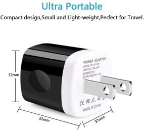 img 2 attached to ⚡️ NonoUV 1A USB Wall Charger Adapter Cube for iPhone, Samsung & Android - 4-Pack Charging Box for iPhone SE 11 Pro XR XS X 8 7 6 6s Plus, Samsung, Android, Kindle