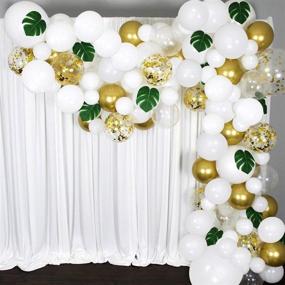 img 2 attached to Backdrop Weddings Birthday Curtains Decorations