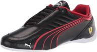 👟 puma men's sneaker black rosso corsa shoes: stylish footwear for men logo