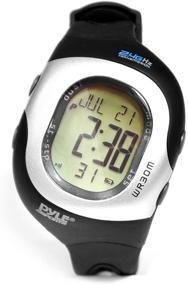 img 3 attached to Pyle Sports Ladies Heart Rate Monitor: Track Calorie and Fat Burned with 50 Lap Chronograph in Sleek Black Design