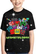 geometry dash unisex graphic t shirts crewneck logo