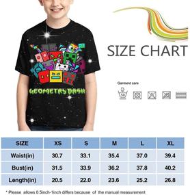 img 1 attached to Geometry Dash Unisex Graphic T Shirts Crewneck