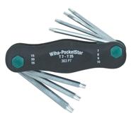 🔧 compact and portable: wiha 36396 7 piece torx pocketstar - your perfect on-the-go torx tool set логотип