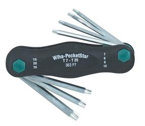 img 2 attached to 🔧 Compact and Portable: Wiha 36396 7 Piece Torx PocketStar - Your Perfect On-the-Go Torx Tool Set