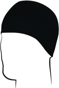 img 1 attached to 🏍️ Zanheadgear WHLC114 Black Skull Cap Helmet Liner - One Size