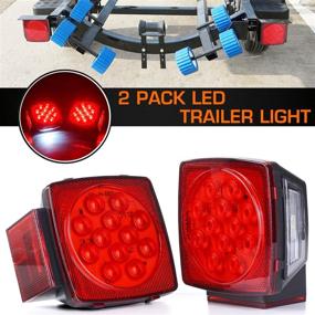 img 4 attached to 🛥️ Waterproof LED Trailer Light - Linkitom Boat Trailer Lights, Submersible Tail/Brake/Turn Signal Lights for 12V Boat Trailer Camper Truck RV Marine, DOT Approved