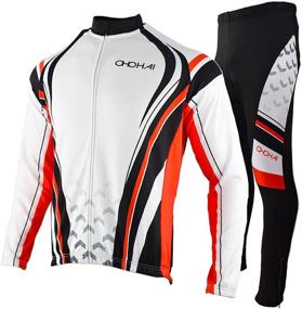img 4 attached to OHOHAI Cycling Thermal Windproof Clothing Sports & Fitness for Cycling