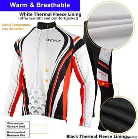 img 3 attached to OHOHAI Cycling Thermal Windproof Clothing Sports & Fitness for Cycling