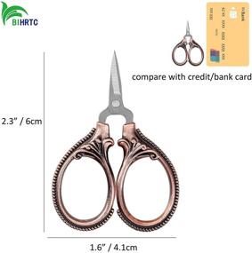 img 3 attached to 🔪 BIHRTC Little Scissors: Stainless Steel Straight Tips for DIY Craft Thread Cutting and Needlework