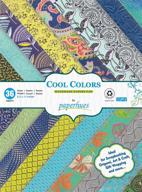 📔 paperhues cool colors collection handmade scrapbook paper pad, 8.5x11 inches, 36 sheets logo