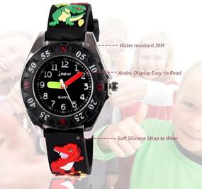 img 1 attached to 🎁 Boys' Kids Wristwatch - Gift for Ages 3-8, Perfect Birthday Present for Children - Boy Watch for Boys Age 3-10