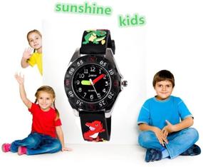 img 3 attached to 🎁 Boys' Kids Wristwatch - Gift for Ages 3-8, Perfect Birthday Present for Children - Boy Watch for Boys Age 3-10