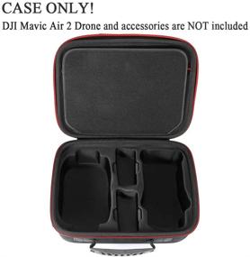 img 1 attached to 🎒 Black DJI Mavic Air 2 Fly More Combo Hard Storage Carrying Case