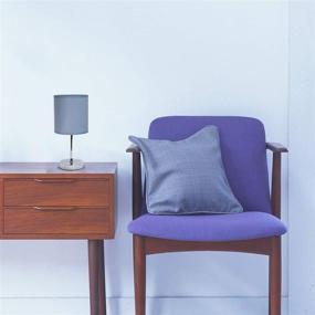 img 1 attached to 💜 Stylish and Modern Simple Designs LT2007-PRP Table Lamp in Elegant Purple Shade