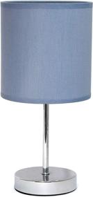 img 4 attached to 💜 Stylish and Modern Simple Designs LT2007-PRP Table Lamp in Elegant Purple Shade