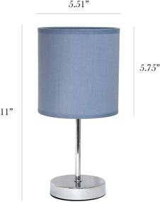 img 2 attached to 💜 Stylish and Modern Simple Designs LT2007-PRP Table Lamp in Elegant Purple Shade