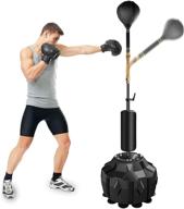 🥊 wodesid free standing reflex punching balls for boxing - adjustable height punching bag stand, hand pump included - ideal for teens, kids, and adults - pedestal reflex bag freestand логотип