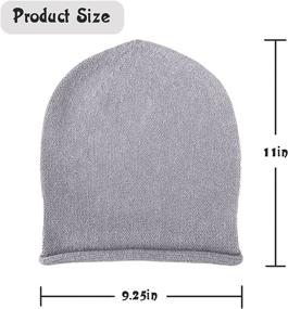 img 1 attached to 🧣 Women's Winter Slouchy Knit Beanie Hats - GTETKDE Warm and Soft Cashmere Blending Beanie Caps