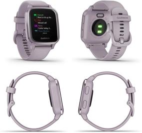 img 2 attached to 📟 Garmin Venu Sq GPS Фитнес Смарт-часы с комплектом из 3 ремешков Wearable4U - Белый/Розовый/Ягоды & Лаванда/Фиолетовый (Модель 010-02427-02)