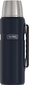 img 4 attached to ☕️ Matte Blue 68 Ounce THERMOS Stainless King Vacuum-Insulated Beverage Bottle