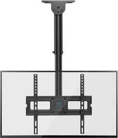 img 4 attached to 📺 PERLESMITH Ceiling TV Mount Bracket - Full Motion Hanging Mount for 26-55 inch LCD LED OLED 4K TVs, Flat Screen Displays - Holds up to 99lbs - Max VESA 400x400mm - PSCM2