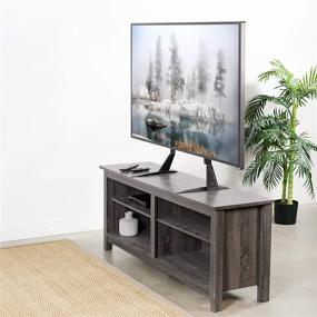 img 3 attached to 📺 VIVO STAND-TV01T: Extra Large Tabletop Stand for 27-85 inch LCD Flat Screens with VESA up to 1000x600mm - Premium Mount Base