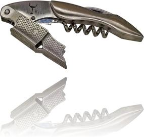 img 3 attached to 🍷 Wine Opener - Stainless Steel Sommelier's Corkscrew for Professionals, Wino Wine Key!