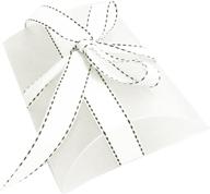 🎁 набор из 10 больших белых матовых пластиковых подушечек для подарков для свадьбы, вечеринки, и вечеринки (7.5" x 5.25") логотип