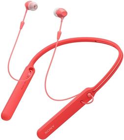 img 3 attached to Sony WI-C400 Wireless in-Ear Headphones - Red with Remarkable 30 Hours Battery Life