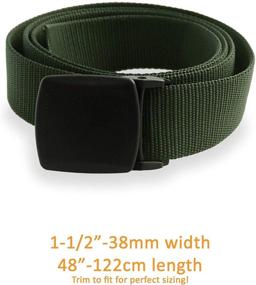 img 1 attached to 🎖️ Tactical Belt for Military-Style Use: Thomas