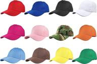 🧢 wholesale lot of 12 pc's adjustable plain blank baseball caps with gelante's adjustable back strap logo