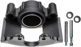 img 1 attached to ACDelco Professional 18FR745 Восстановленная сборка переднего суппорта тормозного диска готовая к трению для пассажирской стороны без покрытия