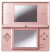 coral pink nintendo system portable console logo