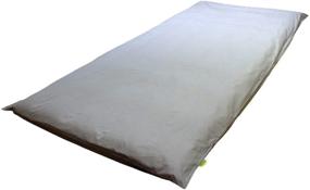 img 3 attached to 🛏️ Authentic Japanese Floor Futon Mattress Cover: FULI 100% Cotton, Queen Size, Gray - Made in Japan