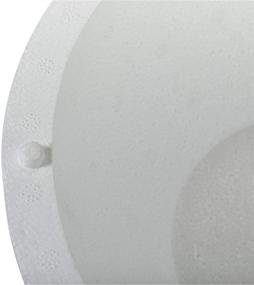 img 2 attached to FloraCraft SmoothFoam Hollow Half Ball 3.9 Inch x 7.9 Inch White - Versatile Craft Material for DIY Projects