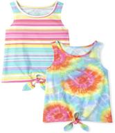 childrens place rainbow 2 pack bright girls' clothing and tops, tees & blouses logo