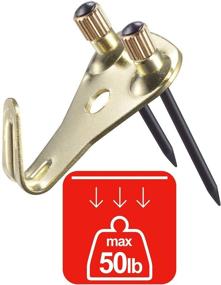img 2 attached to 📸 ANCIRS 12 Pack of Heavy-Duty Picture Hangers, Picture Hanging Hooks for Plaster Wall and Drywall - Supports up to 50lbs