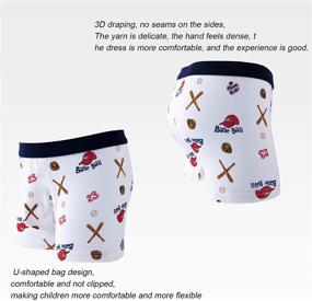 img 2 attached to Comfortable and Cute Boys' Boxer Briefs: Breathable Cotton with Adorable Cartoon Design - Sizes 2T-9T