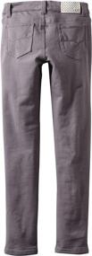 img 1 attached to 👖 YMI Big Girls' Moleton Colored Skinny: Stylish Skinny Pants with Vibrant Hues