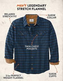 img 1 attached to 👕 Iconic and Cozy: Legendary Whitetails Heather Flannel XXX Large Men's Clothing