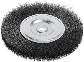 img 1 attached to 🔧 Forney 72747 Crimped 6 Inch Wire Brush - Premium Quality 008 Inch Wire Bristles