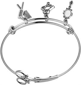 img 4 attached to 💇 KUIYAI Hairdresser Hair Stylist Charm Bracelet - Perfect Graduation Gift for Hairstylists