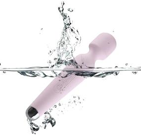 img 2 attached to 💦 New IPX 8 Waterproof Powerful Mini Personal Wand Massager with 10 Vibrations and 5 Multi-Speeds - getbear Flexible Handheld Massager in Black