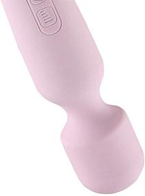 img 3 attached to 💦 New IPX 8 Waterproof Powerful Mini Personal Wand Massager with 10 Vibrations and 5 Multi-Speeds - getbear Flexible Handheld Massager in Black