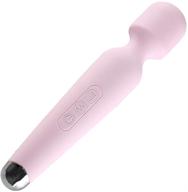 💦 new ipx 8 waterproof powerful mini personal wand massager with 10 vibrations and 5 multi-speeds - getbear flexible handheld massager in black logo