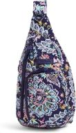 🎒 vera bradley camo recycled cotton fashion backpack - women's handbags & wallets logo
