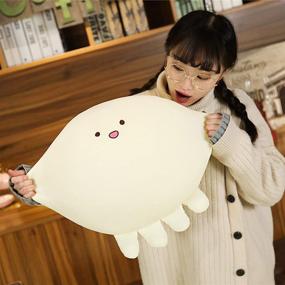 img 2 attached to 🐙 MDXMY Octopus Stuffed Animals Plush Toy: Fat Chubby Cartoon Hugging Pillow, Super Soft Octopus Doll - Perfect Gift!